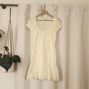 Free People like new stretch lace dress